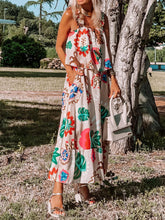 Load image into Gallery viewer, Printed Ruffle Hem Layered Dress