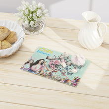 Load image into Gallery viewer, Glass Cutting &amp; Cheese Board (Easter Blessings)