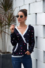 Load image into Gallery viewer, Star Print Kangaroo Pocket Hoodie