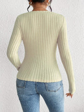 Load image into Gallery viewer, Honey Ribbed Long Sleeve T-Shirt