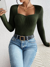 Load image into Gallery viewer, Honey Ribbed Long Sleeve T-Shirt