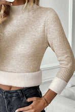 Load image into Gallery viewer, Mock Neck Long Sleeve Sweater