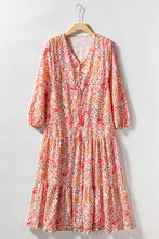 Load image into Gallery viewer, Paisley V-Neck Tied Dress