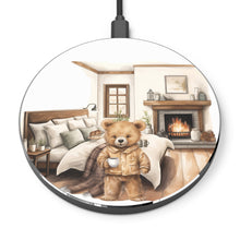 Load image into Gallery viewer, &quot;Beary Cool Mornings&quot; Wireless Charger