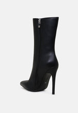 Load image into Gallery viewer, micah pointed toe stiletto high ankle boots-23
