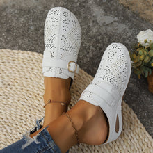 Load image into Gallery viewer, Suede Round Toe Wedge Sandals