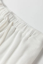Load image into Gallery viewer, Round Neck Long Sleeve Top and Drawstring Pants Lounge Set