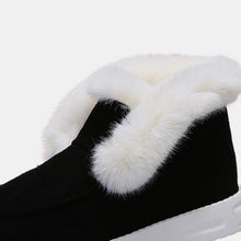 Load image into Gallery viewer, Furry Suede Snow Boots