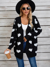 Load image into Gallery viewer, Angel Wings Heart Open Front Long Sleeve Cardigan