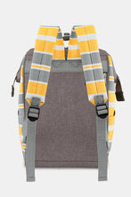 Load image into Gallery viewer, Himawari Striped Waterproof Nylon Backpack Bag with Side Pockets