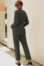 Load image into Gallery viewer, Buttoned Drop Shoulder Pocket Jumpsuit