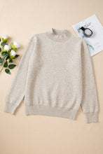 Load image into Gallery viewer, Mock Neck Long Sleeve Sweater
