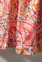 Load image into Gallery viewer, Paisley V-Neck Tied Dress