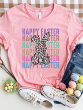 Load image into Gallery viewer, HAPPY EASTER Round Neck Short Sleeve T-Shirt