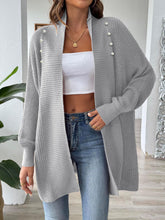 Load image into Gallery viewer, Open Front Long Sleeve Cardigan