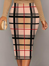 Load image into Gallery viewer, Plus Size Plaid Long Sleeve Mini Dress