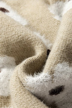 Load image into Gallery viewer, Flower Half Zip Long Sleeve Sweater