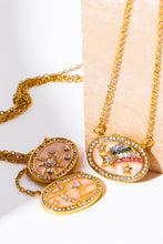 Load image into Gallery viewer, Stars in the Plate Pendant Copper Necklace