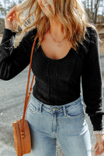 Load image into Gallery viewer, Scoop Neck Long Sleeve Top