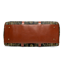 Load image into Gallery viewer, Black and Gold Design Waterproof Travel Bag
