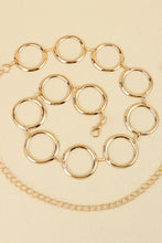 Load image into Gallery viewer, Circle Ring Chain Belt