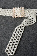 Load image into Gallery viewer, Alloy Buckle Pearl Belt