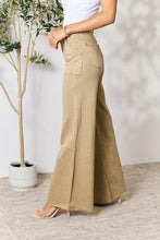 Load image into Gallery viewer, BAYEAS Raw Hem Wide Leg Jeans