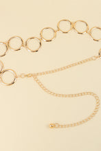 Load image into Gallery viewer, Circle Ring Chain Belt