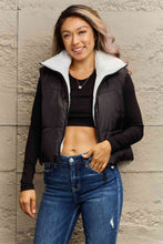 Load image into Gallery viewer, Zip-Up Drawstring Puffer Vest