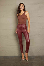 Load image into Gallery viewer, Double Take PU High Waist  Straight Pants