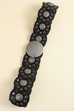 Load image into Gallery viewer, Round Shape PU Leather Belt
