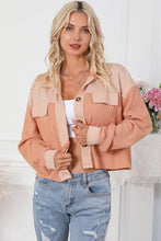 Load image into Gallery viewer, Button Down Dropped Shoulder Jacket