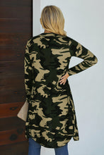 Load image into Gallery viewer, Double Take Printed Open Front Longline Cardigan