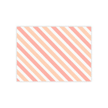 Load image into Gallery viewer, Coral Stripped Post-it® Note Pads