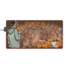 Load image into Gallery viewer, &quot;Pumpkin Everything&quot; RGB LED Gaming Mouse Pad