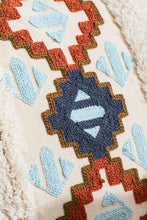 Load image into Gallery viewer, Embroidered Fringe Detail Decorative Throw Pillow Case