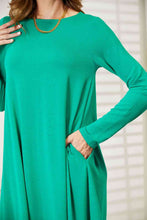 Load image into Gallery viewer, Zenana Full Size Long Sleeve Flare Dress with Pockets