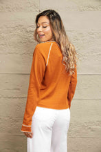 Load image into Gallery viewer, Double Take Long Raglan Sleeve Round Neck Top