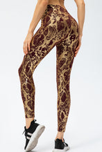 Load image into Gallery viewer, Animal Print Slim Fit Wide Waistband Long Sports Pants