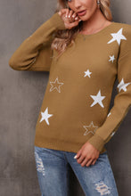 Load image into Gallery viewer, Star Round Neck Sweater