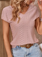 Load image into Gallery viewer, Twisted Open Back Eyelet Top