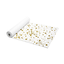 Load image into Gallery viewer, White &amp; Gold Foam Yoga Mat