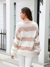 Load image into Gallery viewer, Striped Drop Shoulder Sweater