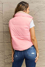Load image into Gallery viewer, Zip-Up Drawstring Puffer Vest