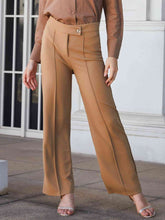 Load image into Gallery viewer, Double Take Center Seam Straight Leg Pants
