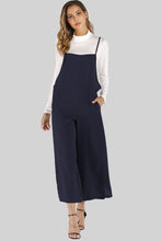 Load image into Gallery viewer, Full Size Cropped Wide Leg Overalls with Pockets