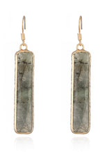 Load image into Gallery viewer, Natural Stone Drop Earrings