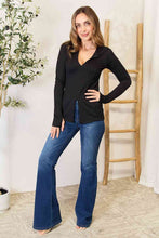 Load image into Gallery viewer, Culture Code Full Size Exposed Seam Long Sleeve Hoodie