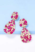 Load image into Gallery viewer, Teardrop Shape Zinc Alloy Dangle Earrings