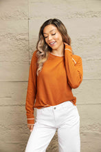 Load image into Gallery viewer, Double Take Long Raglan Sleeve Round Neck Top